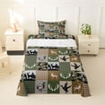 thumbnail image 1 of Erosebridal Mallard Duck Twin Sheet Sets,Jungle Animals Deer Bedding For Boys Kids 3pcs, 1 of 6