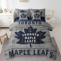 Erosebridal Maple Leaf Bedding Sets Twin Size, Lake House Comforter Sets with Sheets, Rustic Plant Reversible Bed Set, Ultra Soft Room Decorative, 7 Pieces