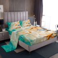 thumbnail image 1 of Erosebridal Marine Beach Queen Sheet Sets, Kawaii Starfish Bedding Queen Size, Coastal Ocean Reversible Bed Sheets Queen, Breathable Bedroom Decorative, 4pcs, 1 of 7