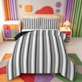 thumbnail image 1 of Erosebridal Mid-Century Line Pattern King Size Comforter Sets,Watercolor Lines Comforters King Size,Black Reversible,3pcs,1 Comforter and 2 Pillowcases, 1 of 7