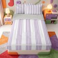 thumbnail image 1 of Erosebridal Mid-Century Line Pattern Zipper Full Size Comforter Sets with Fitted Sheet and 2 Pillowcases,Contemporary Lines Zipper Bedding Set,Light Gray Reversible,4 Pieces, 1 of 7