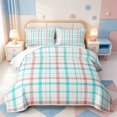 thumbnail image 1 of Erosebridal Minimalist Lines Twin Quilt Set,Geometric Line Pattern Twin Coverlet Set,2-Piece,1 Bedspread and 1 Pillowcase, 1 of 7