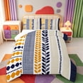 thumbnail image 1 of Erosebridal Minimalist Striped Full Size Comforter Sets,Abstract Geometric Lines Bedding Comforter Set,3-Piece,1 Comforter and 2 Pillowcases, 1 of 7