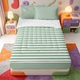 thumbnail image 1 of Erosebridal Minimalist Striped Zipper Queen Comforter Set with Fitted Sheet and 2 Pillowcases,Geometric Lines Pattern Zipper Bedding Set,Reversible,4 Pieces, 1 of 7