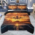 thumbnail image 1 of Erosebridal Modern Airplane Queen Comforter Set, Aircraft Plane Bedding Comforter Set, Black Reversible, 1 Comforter and 2 Pillowcases, 1 of 6