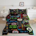 thumbnail image 1 of Erosebridal Modern Gaming Bedding Sets Twin with Comforter, Gamepad Duvet Insert, Video Game Decor, Reversible 2 Pieces, 1 of 8
