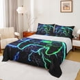 thumbnail image 1 of Erosebridal Modern Gaming Twin Sheet Sets, 3D Gamepad Bedding Twin Size, Neon Lightning Bed Sheets Twin, Lightweight Bedroom Decoration, 3pcs, 1 of 6