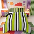 thumbnail image 1 of Erosebridal Modern Geometric Pattern Full Size Comforter Sets,Watercolor Striped Bedding Comforter Set,Black Reversible,3 Pieces,1 Comforter and 2 Pillowcases, 1 of 7
