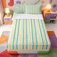 thumbnail image 1 of Erosebridal Modern Striped Zipper Twin Comforter Sets with Fitted Sheet and 2 Pillowcases,Abstract Line Art Zipper Bedding Set,Reversible,4-Piece, 1 of 7