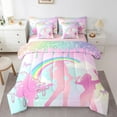 thumbnail image 1 of Erosebridal Music Lover Bedding Sets King Size,Bling Glitter Bed in a Bag King size,Butterfly Rainbow Bedding King Size,Super Cozy Superstar Bedroom Decorative,Reversible,7 Pieces, 1 of 6