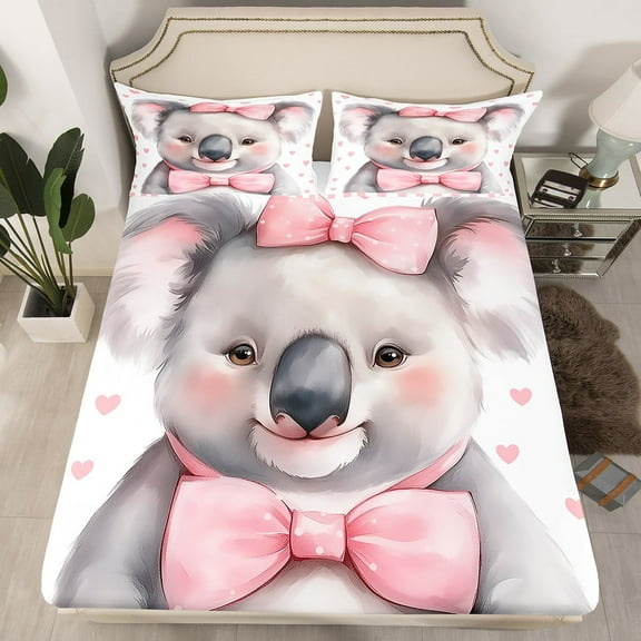 Erosebridal Music Musician Bedding Twin Comforter Set, Princess Pink Guitar Down Comforter, Glitter Bow Decor, Lightweight 2pcs