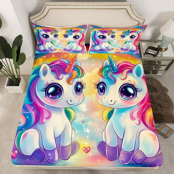 Erosebridal Musician Print Bedding Sets Twin with Comforter, Disco Ball Duvet Insert, Guitar Song Album Decor, Microfiber 2-Piece