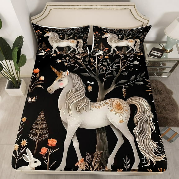 Erosebridal Musician Print Bedding Twin Comforter Set, Disco Ball Down Comforter, Guitar Song Album Decor, Breathable 2pcs