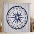 thumbnail image 1 of Erosebridal Nautical Compass Curtains for Living Room,Sea Marine Curtains and Drapes (42Wx84L),Bedroom Decor, 1 of 6