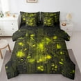 thumbnail image 1 of Erosebridal Neon Circuit Bedding Twin Size, 3D Print Art Bed in a Bag Twin size, Geometric Decor, Reversible 7 Pieces, 1 of 5