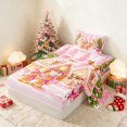thumbnail image 1 of Manfei Nutcracker Twin Sheets Christmas Bedding, Lilac White 3pcs (1 Flat Sheet, 1 Fitted Sheet and 1 Pillowcase), 1 of 6