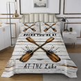 thumbnail image 1 of Erosebridal Oar Paddle Quilt Sets for Queen Size Bed,Lake House Bed Set,Rustic Farmhouse Room Decorative,Lightweight,3pcs, 1 of 5