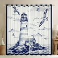 thumbnail image 1 of Erosebridal Ocean Lighthouse Curtains for Living Room For Teens,Nautical Theme Curtains and Drapes (42Wx84L),Sea Room Decorative, 1 of 6