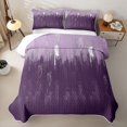 thumbnail image 1 of Erosebridal Oil Printing Brush Stroke Bed Spread Queen for Boys Girls, Purple Abstract Texture Queen Coverlet Set, 3 Pieces, 1 of 7