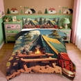 thumbnail image 1 of Erosebridal Outdoor Camping Adventure Full Size Comforter Sets,Rustic Farmhouse Lodge Bedding Sets For Kids,Reversible,3pcs, 1 of 7