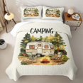 thumbnail image 1 of Erosebridal Outdoor Camping Adventure Twin Quilt Set,3D Camper Print Twin Coverlet Set Fore Boys Kids,2-Piece, 1 of 7