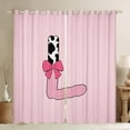 thumbnail image 1 of Erosebridal Personalized Alphabet L Curtains for Living Room,Kawaii Initial 30%-50% Blackout Curtains Set of 2 (38x45),Curtains Pack of 2 (38x45),Teenager Bedroom Decor, 1 of 6