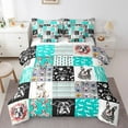 thumbnail image 1 of Erosebridal Pet Dog Bedding Full Size, Kawaii Animal Bedding Sets Full Size, Doggy Print Decoration, 7 Pieces, 1 of 5