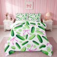 thumbnail image 1 of Erosebridal Pickle Full Comforter Sets for Girls, Pickle Full Comforters, Reversible 3-Piece 1 Comforter and 2 Pillowcases, 1 of 6