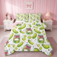 thumbnail image 1 of Erosebridal Pickle Queen Comforter Sets for Girls, Pickle Queen Comforters, Pink Reversible 3-Piece 1 Comforter and 2 Pillowcases, 1 of 6