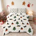 thumbnail image 1 of Manfei Pine King Size Comforter Sets Holiday Comforters King Size, Peach Pink 3pcs 1 Comforter and 2 Pillowcases, Xmas Reversible, 1 of 6