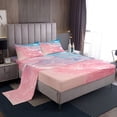 thumbnail image 1 of Erosebridal Pink Beach Twin Sheet Sets, Romantic Ocean Bedding Twin Size, Coastal Marine Reversible Bed Sheets Twin, Microfiber Bedroom Decoration, 3pcs, 1 of 7