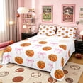 thumbnail image 1 of Erosebridal Pink Bow Basketball Full Size Sheets 4-Piece for Kids Girls,Sport Gamer Bed Sheets for Teens Female Women,Microfiber Bedroom Decor, 1 of 5