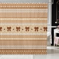 thumbnail image 1 of Erosebridal Pink Polka Dot Plaid Bow Shower Curtain 72Wx72L for Girls, Girly Checkered Heart Lace Waterproof Bathroom Curtain, 1 of 5