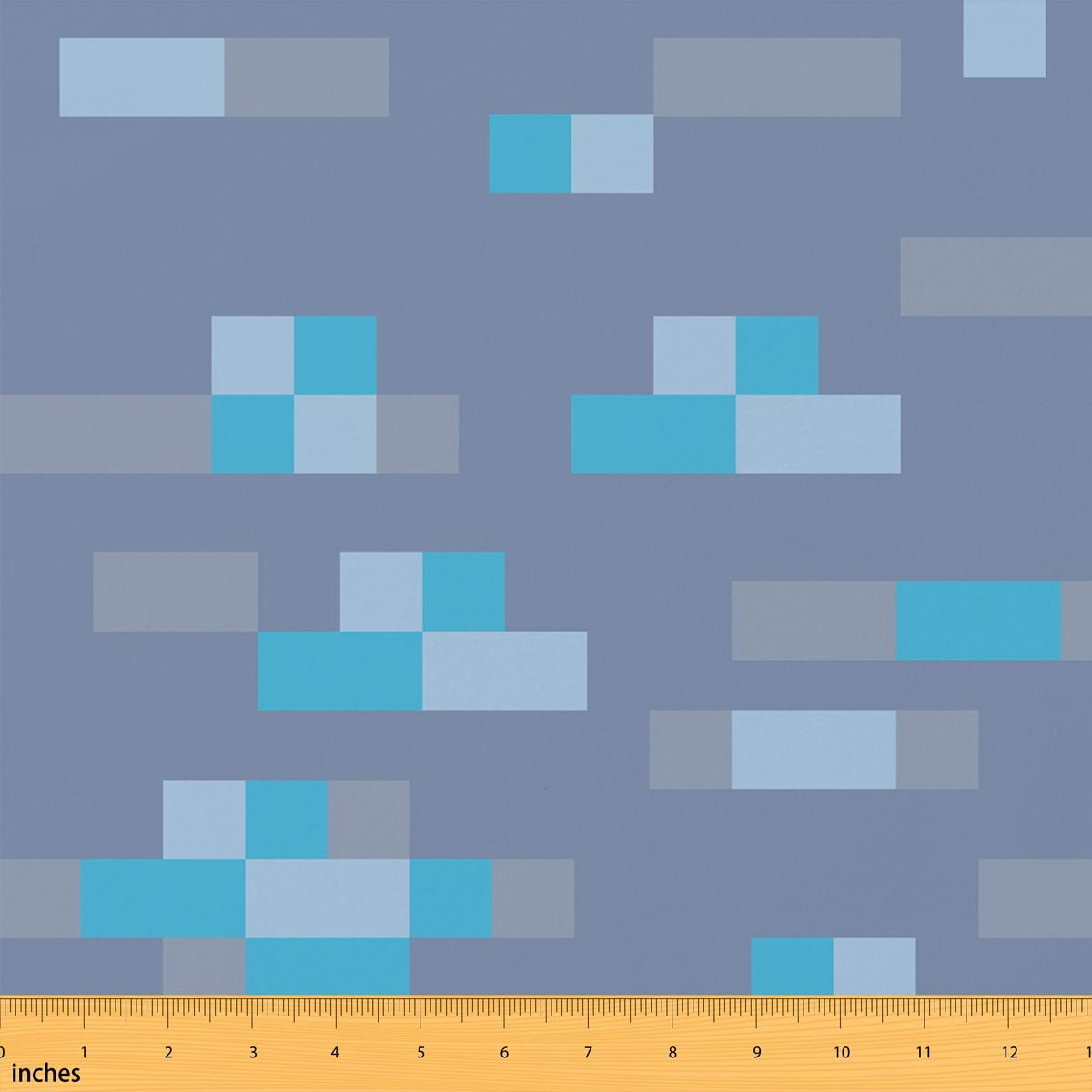 Erosebridal Pixel Block Fabric by the Yard 5 Yards for Girls Boys, 8 ...