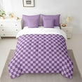 thumbnail image 1 of Erosebridal Plaid Checkered Bedding Sets Full Size, Farmhouse Gingham Comforter Sets with Sheets, Vintage Room decor, 7pcs, 1 of 5