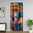 thumbnail image 1 of Erosebridal Plant Mushroom Door Curtain For Door Window 59x80, Bohomian Floral Door Drape, Oil Printing Room Decor, 1 of 5