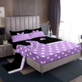 thumbnail image 1 of Erosebridal Polka Dot King Sheet Sets, Kawaii Bowknot Bedding King Size, Princess Style Decor 4-Piece, 1 of 7