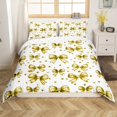 thumbnail image 1 of Erosebridal Princess Bowknot Comforter Cover , Yellow Polka Dots Bedding Sets, Reversible 2-Piece, (No Comforter), 1 of 6