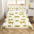 thumbnail image 1 of Erosebridal Princess Bowknot Duvet Cover Twin , Yellow Polka Dots Comforter Cover Twin, Reversible 2-Piece, (No Comforter), 1 of 6