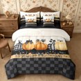 thumbnail image 1 of Erosebridal Pumpkin Patch King Bedding 7pcs,Fall Harvest King Bed in a Bag,Ivory,Reversible, 1 of 6