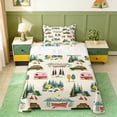 thumbnail image 1 of Erosebridal RV Trailers Camper Twin Sheet Sets,Rustic Cabin Adventure Bedding For Boys Kids 3pcs, 1 of 6
