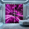 thumbnail image 1 of Erosebridal Race Car Blackout Curtains Set of 2 (38x54 Each), Speed Light Living Room Curtains, Purple Pink, 1 of 5