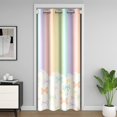 thumbnail image 1 of Erosebridal Rainbow Bowknot Closet Door Cover Curtain for Bedroom Living Room Dreamy Princess Bow Door Curtain for Doorway Privacy 42x80 Inch 1 Panel Cute Bowknot 30%-50% Room Darkening, 1 of 5