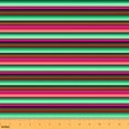 Erosebridal Rainbow Stripe Fabric by the Yard 2 Yards, Gradient Pattern ...