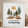 thumbnail image 1 of Erosebridal Retro Camper RV Print Curtains Pack of 2 (42x84 Each),Happy Camping Theme Curtains Blackout For Camping Lover, 1 of 7