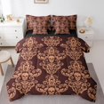 thumbnail image 1 of Erosebridal Retro Damask Bed in a Bag Full size, Boho Skeleton Skull Bed Set, Bohimian Style Decor, Reversible 7pcs, 1 of 5