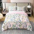 thumbnail image 1 of Erosebridal Retro Floral 100% Cotton Comforter Cover King, Leaf Plant Bedding King Size, Women, Reversible 3 Pieces（No Comforter）, 1 of 8
