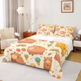 thumbnail image 1 of Erosebridal Rodent Animal Capybara Bed Sheets,Rainbow Ice Cream Pattern King Sheets For Girls Kids,Dreamy Princess Style,Brown Yellow 4 Pieces, 1 of 6