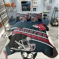 thumbnail image 1 of Erosebridal Football Print Bed in a Bag Full size,Sport Gamer Bed Set,Rugby Decoration(Houston),Reversible,Lightweight,7-Piece, 1 of 6