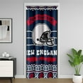 thumbnail image 1 of Erosebridal Rugby Blackout Curtain 59"W X 80"L for Bedroom Living Room,American Football City Door Curtain for Doorway Privacy,Sports Lover Door Drape,Football Fans Room Divider Curtain(New England), 1 of 5
